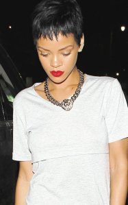 Rihanna out in Hollywood, (September 15) arriving at Eden Club